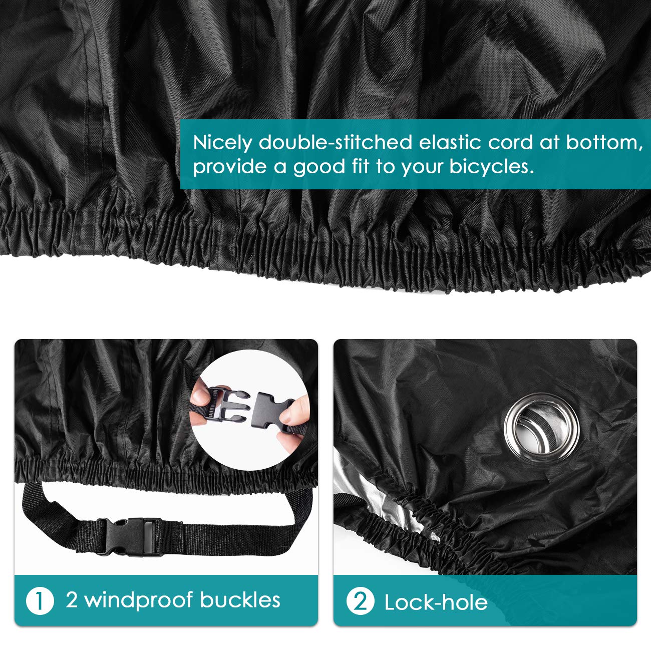 Favoto Black Bike Cover