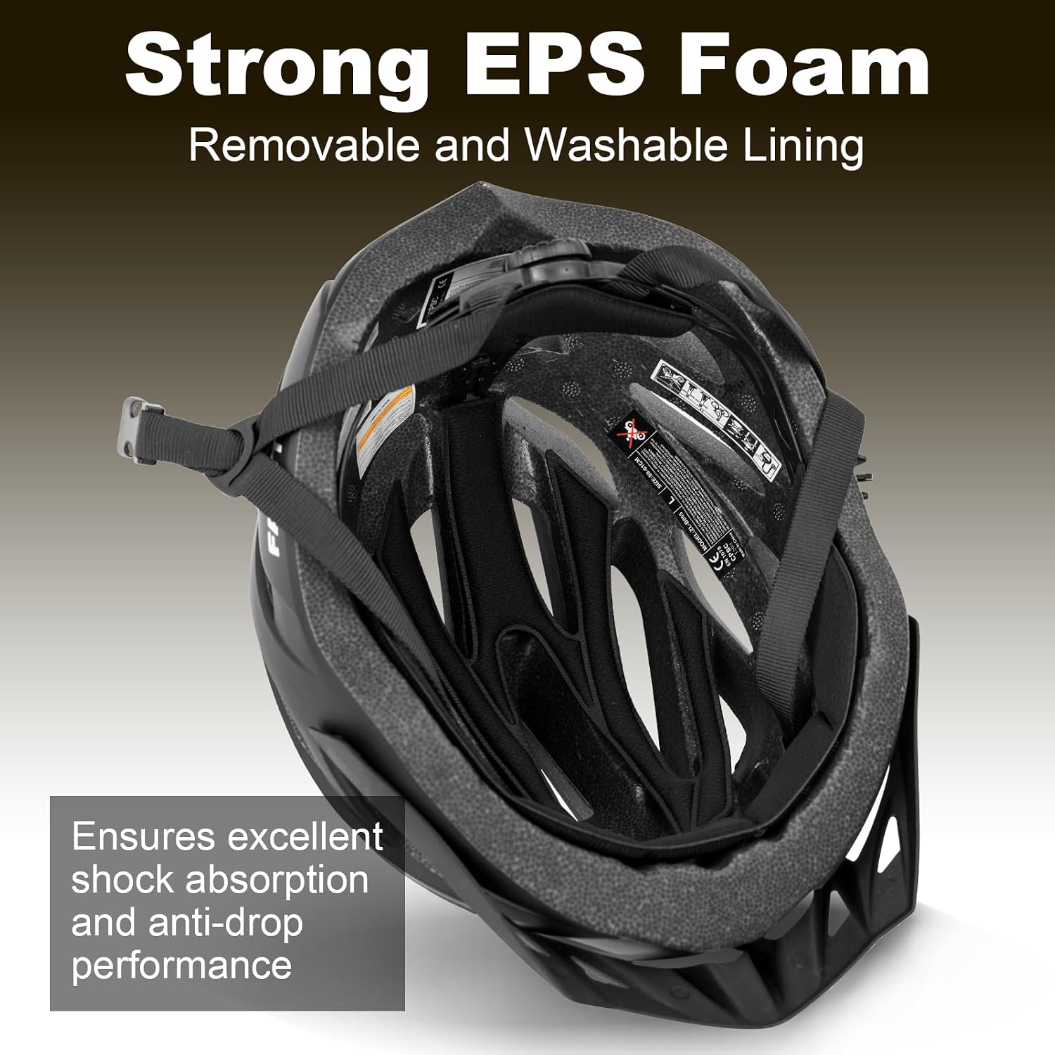 Favoto Bike Helmet for Adult Commuting & Road City Cycling - Black
