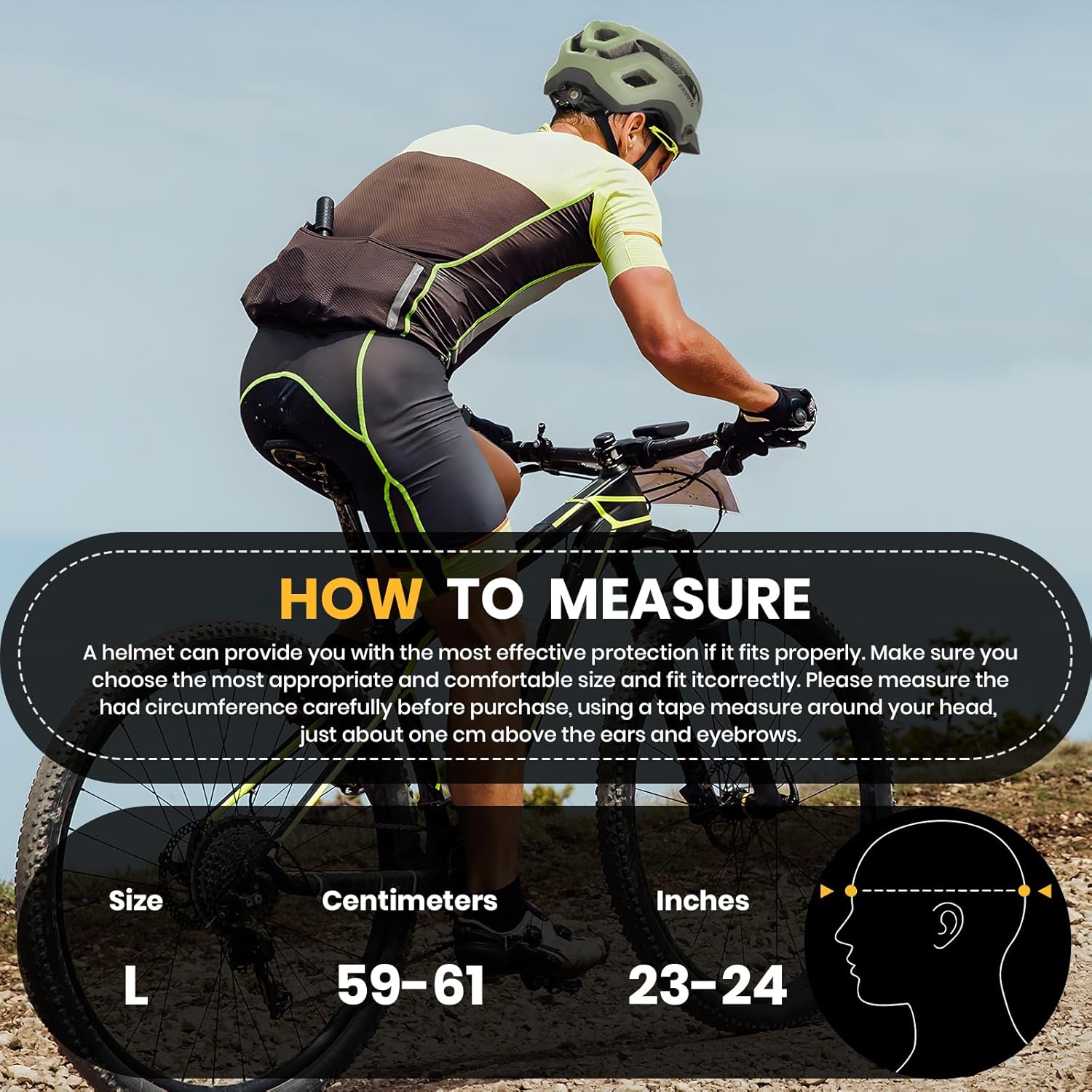 Favoto Mountain Bike Helmet Adult - Green
