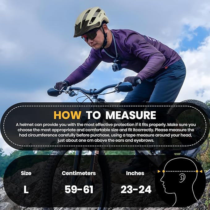 Favoto Mountain Bike Helmet Adult - Beige