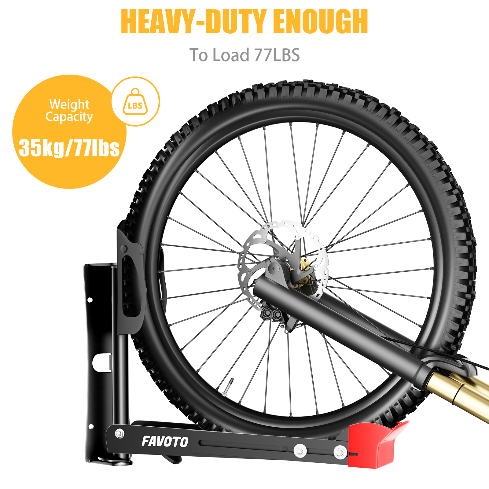 Favoto Swivel Bike Wall Mount 4 Pack