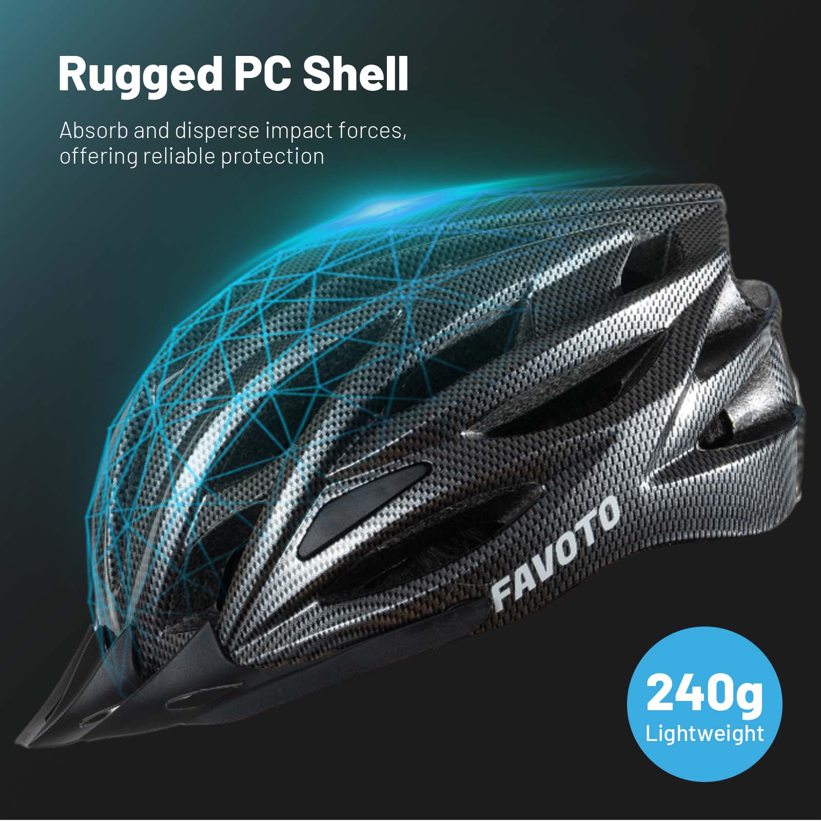 Bike Helmet Adult with Brim