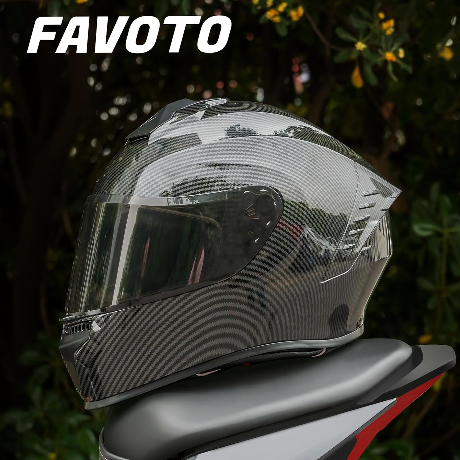 Favoto Full Face Motorcycle Helmet Favoto Full Face Motorcycle Helmet