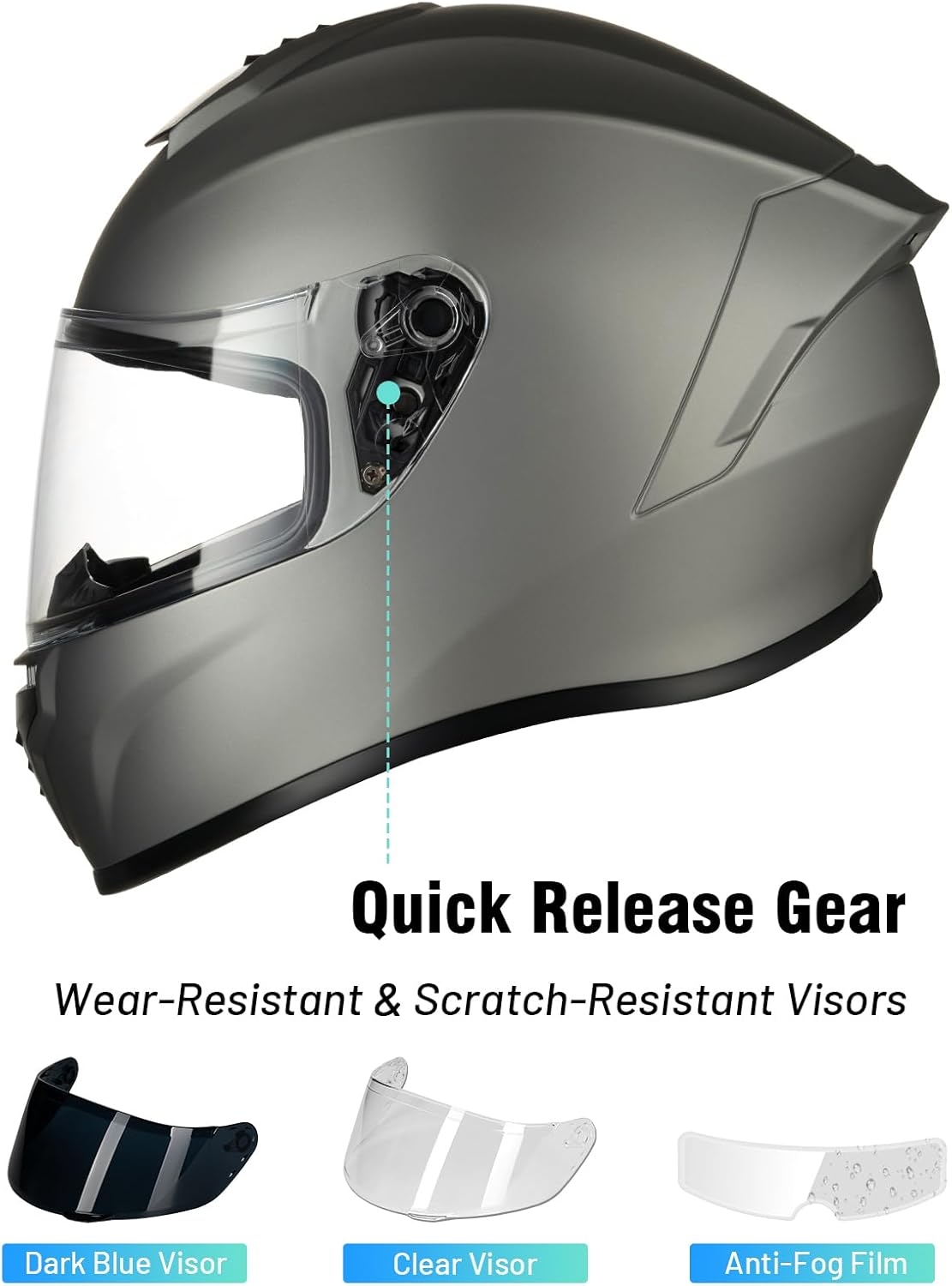 favoto motorcycle helmet Favoto Full Face Motorcycle Helmet