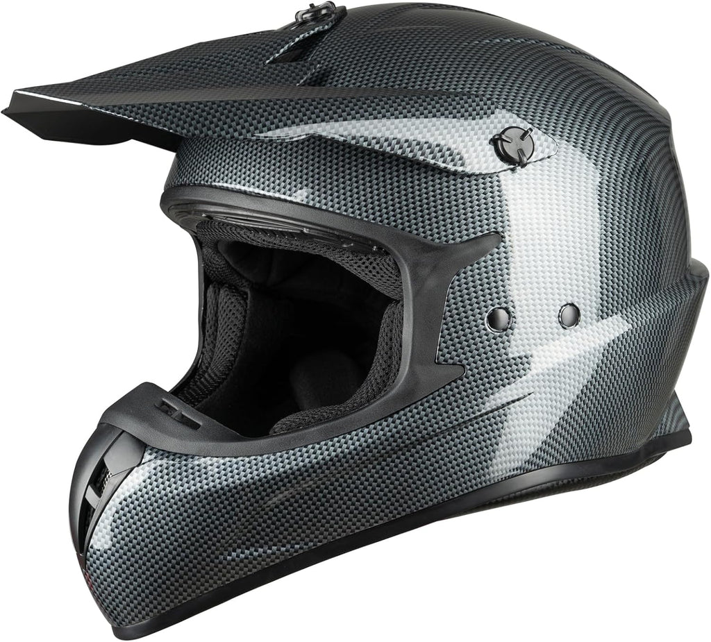carbonator motorcycle helmet Favoto Adult Full Face Motocross Helmet - Offroad Helmet