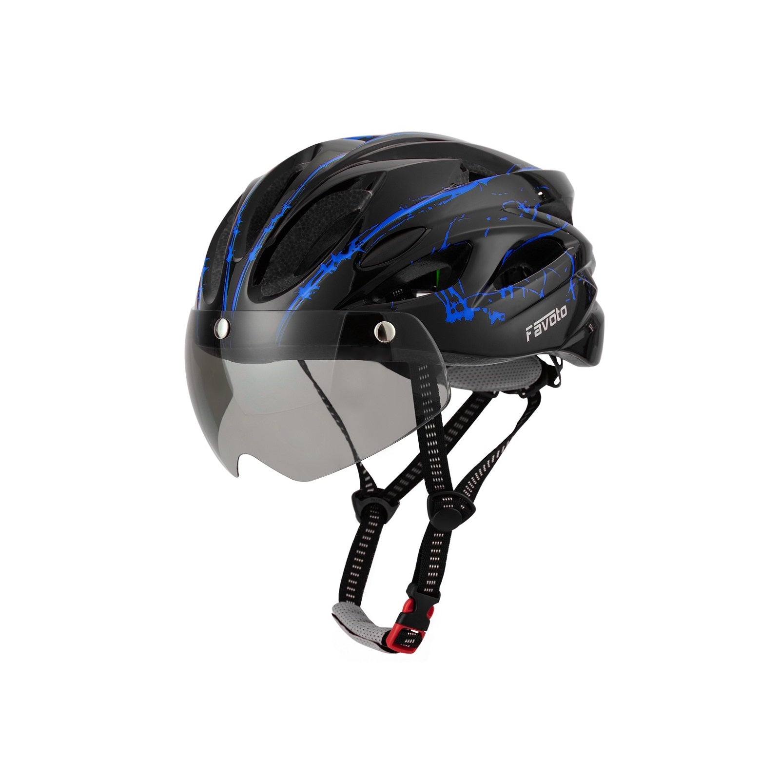 Bike Helmet with Detachable Magnetic Goggles – Favoto