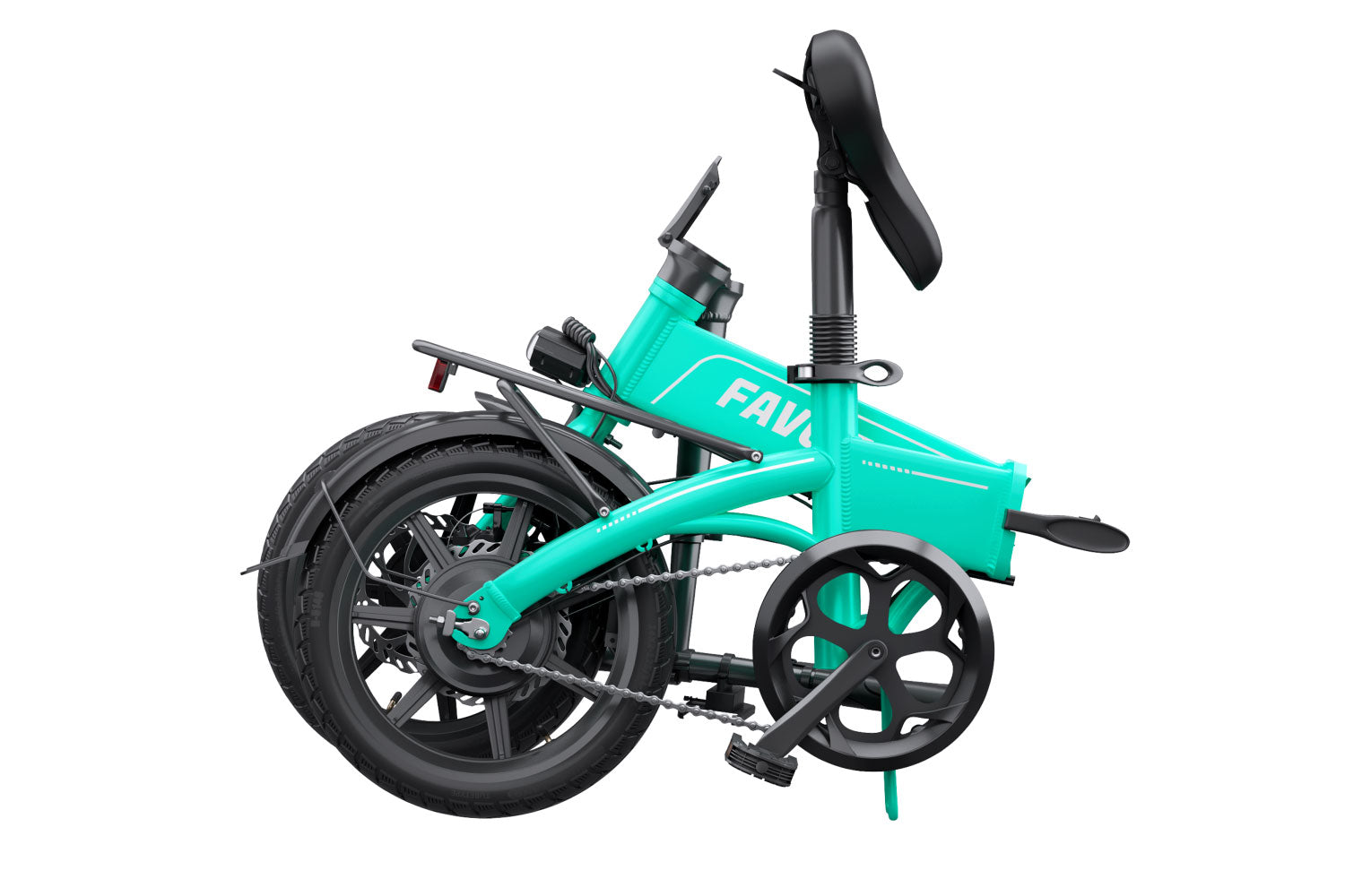 Mini bici elettrica pieghevole leggera come una piuma – Favoto