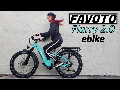 Favoto Flurry 2.0 Step-Thru Curiser Electric Bike
