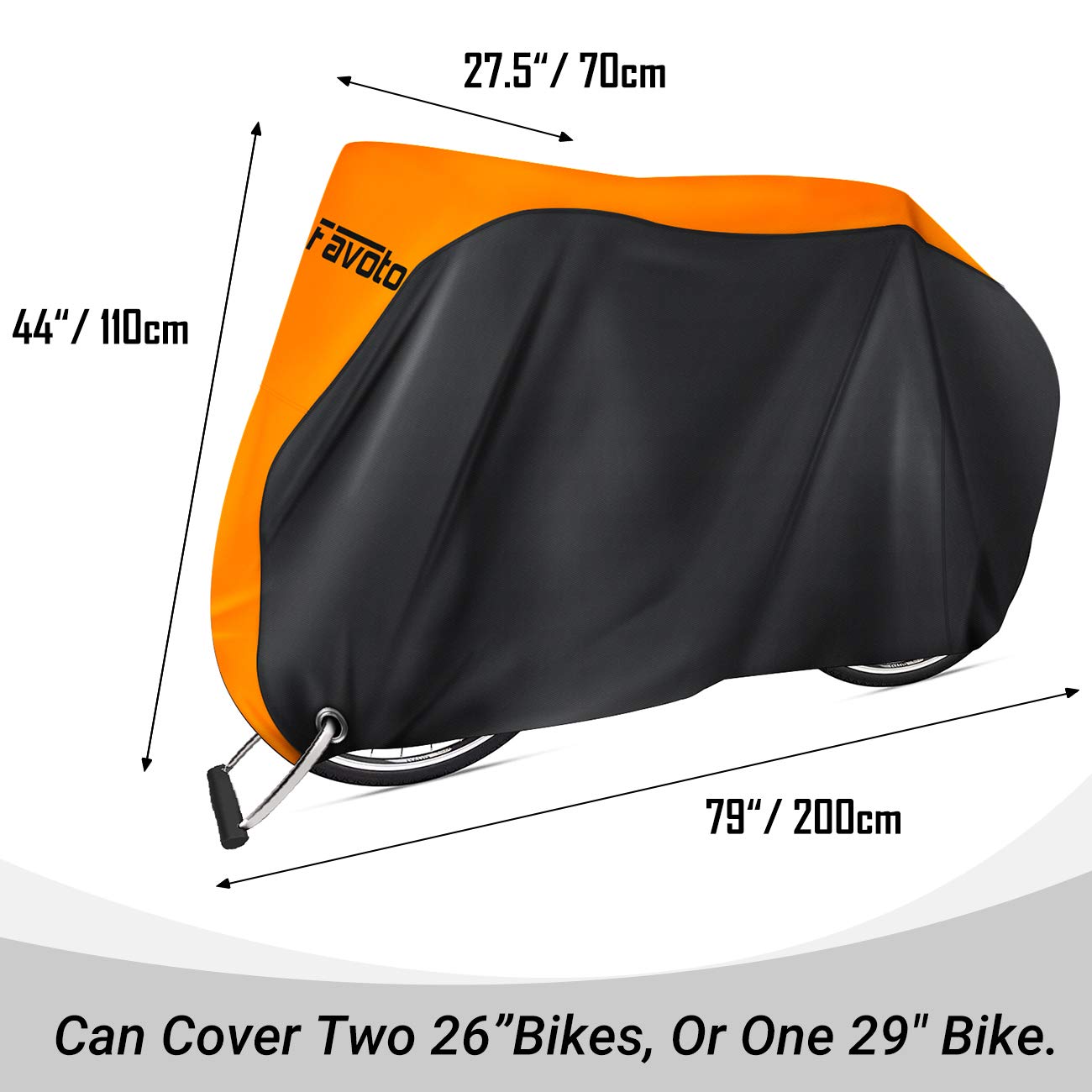 Favoto Bike Cover--Orange